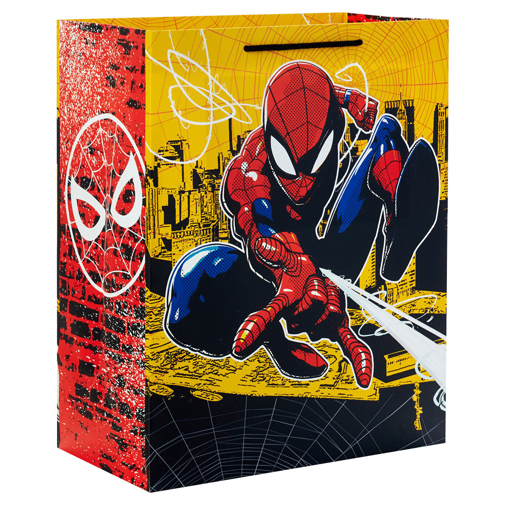 Hallmark - Marvel Spider-Man On City Scene Gift Bag - Large - 13-Inch