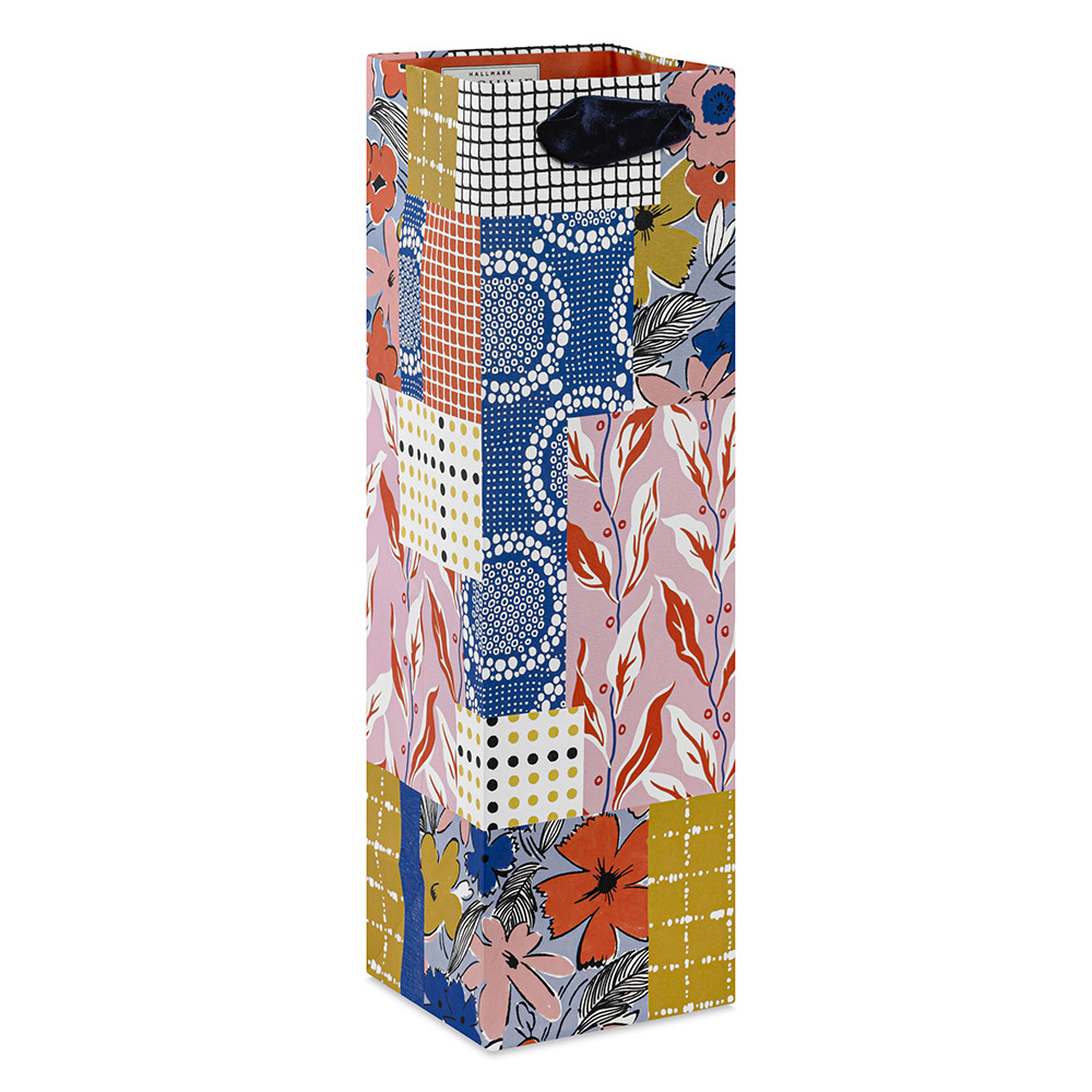 Hallmark - Bottle Gift Bag - Archival Patchwork