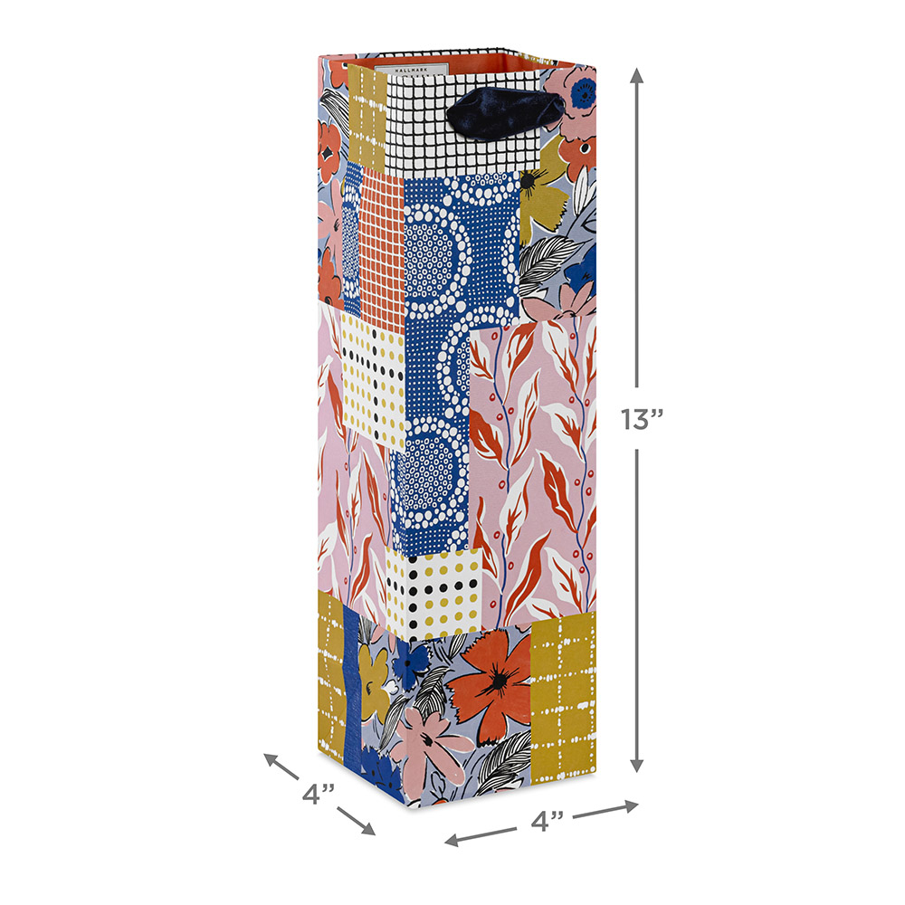 Hallmark - Bottle Gift Bag - Archival Patchwork