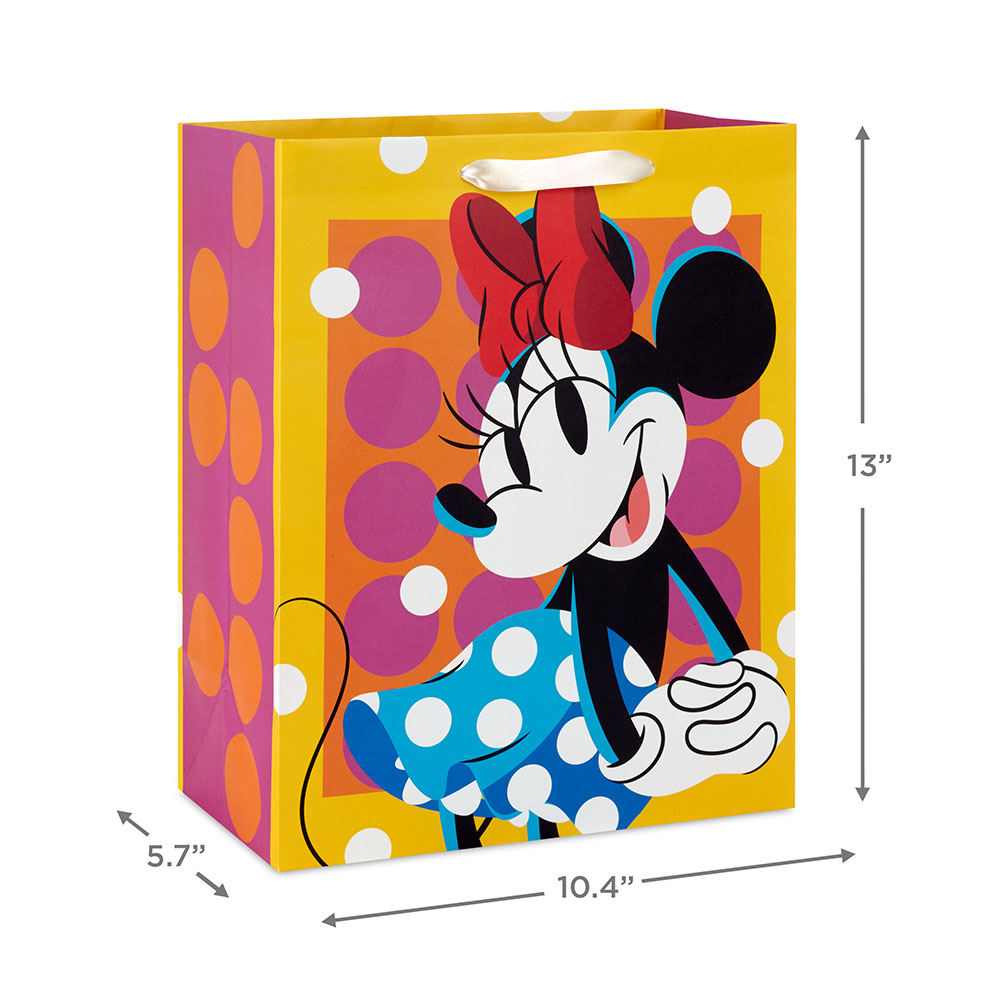 Hallmark - Disney Minnie Mouse Sitting Gift Bag - Large