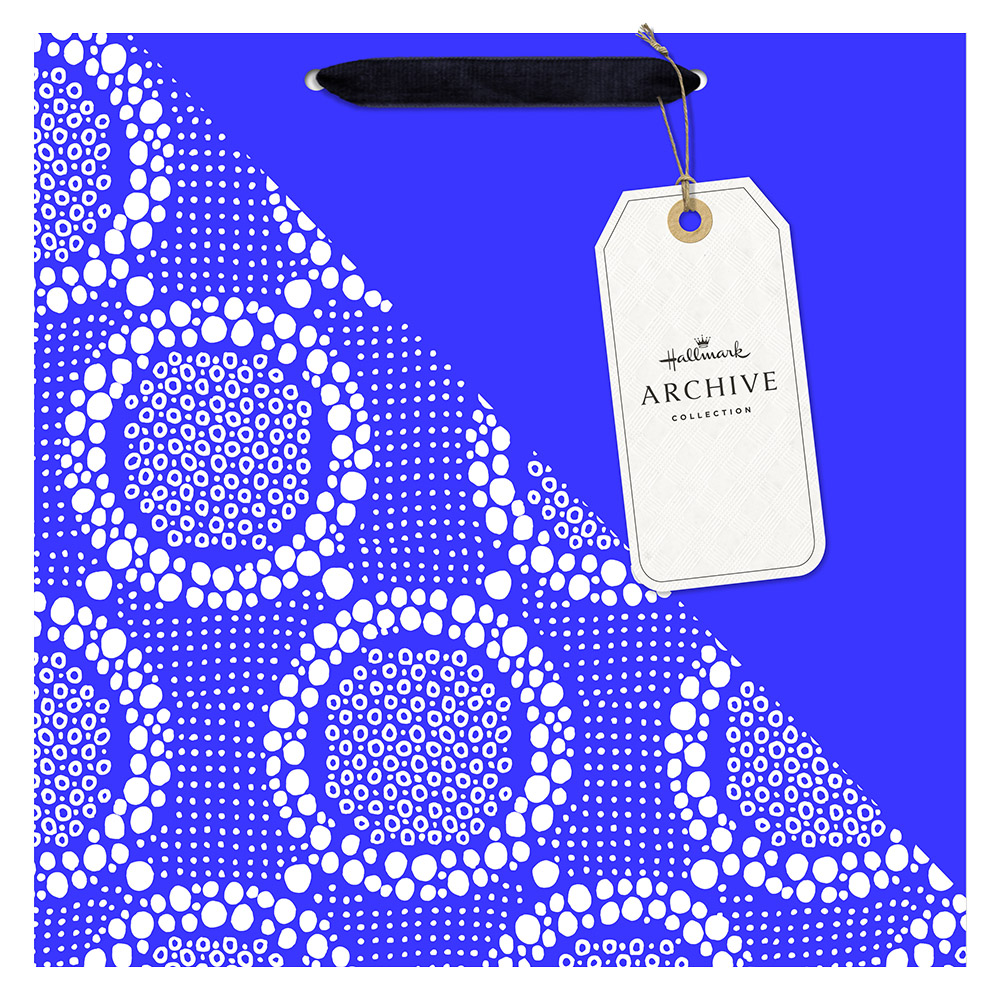 Hallmark - Diangle Gift Bag - Large - Blue