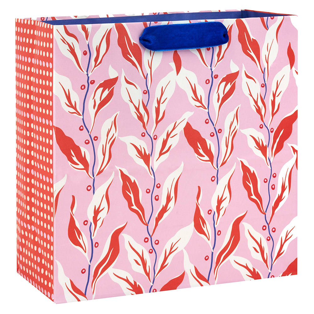 Hallmark - Pink Leaf Gift Bag - Large