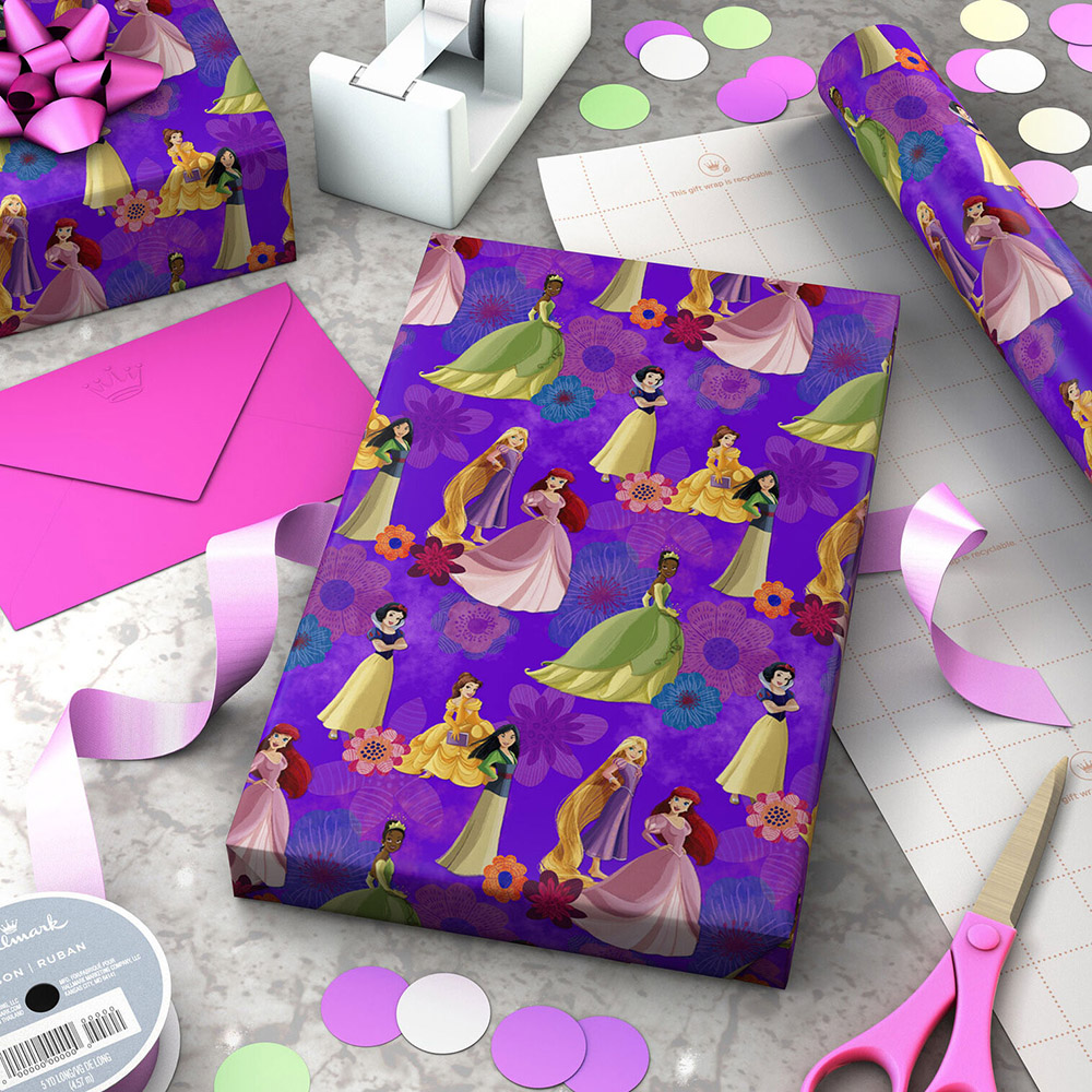 Hallmark - Wrapping Paper Roll - Princess - 2m