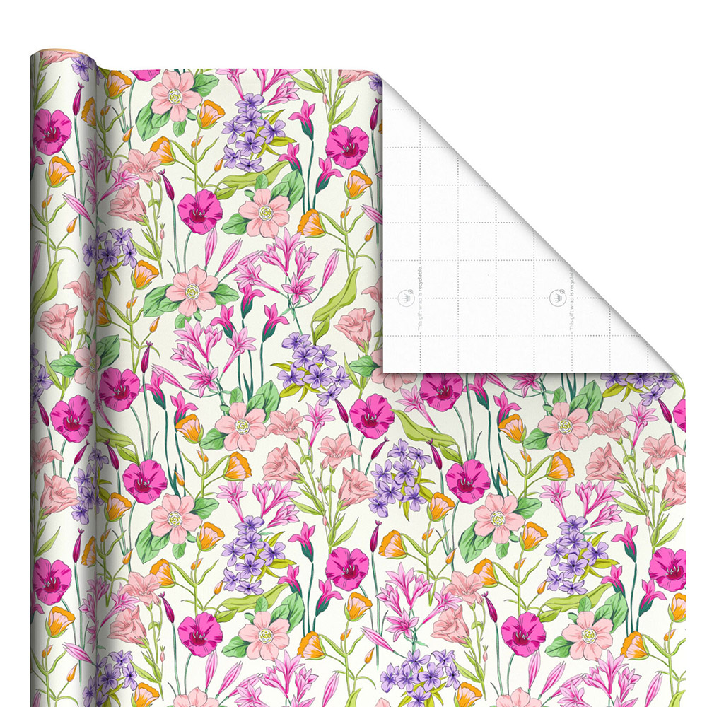 Hallmark - Spring Flowers Wrapping Paper Roll - 20 sq. ft.