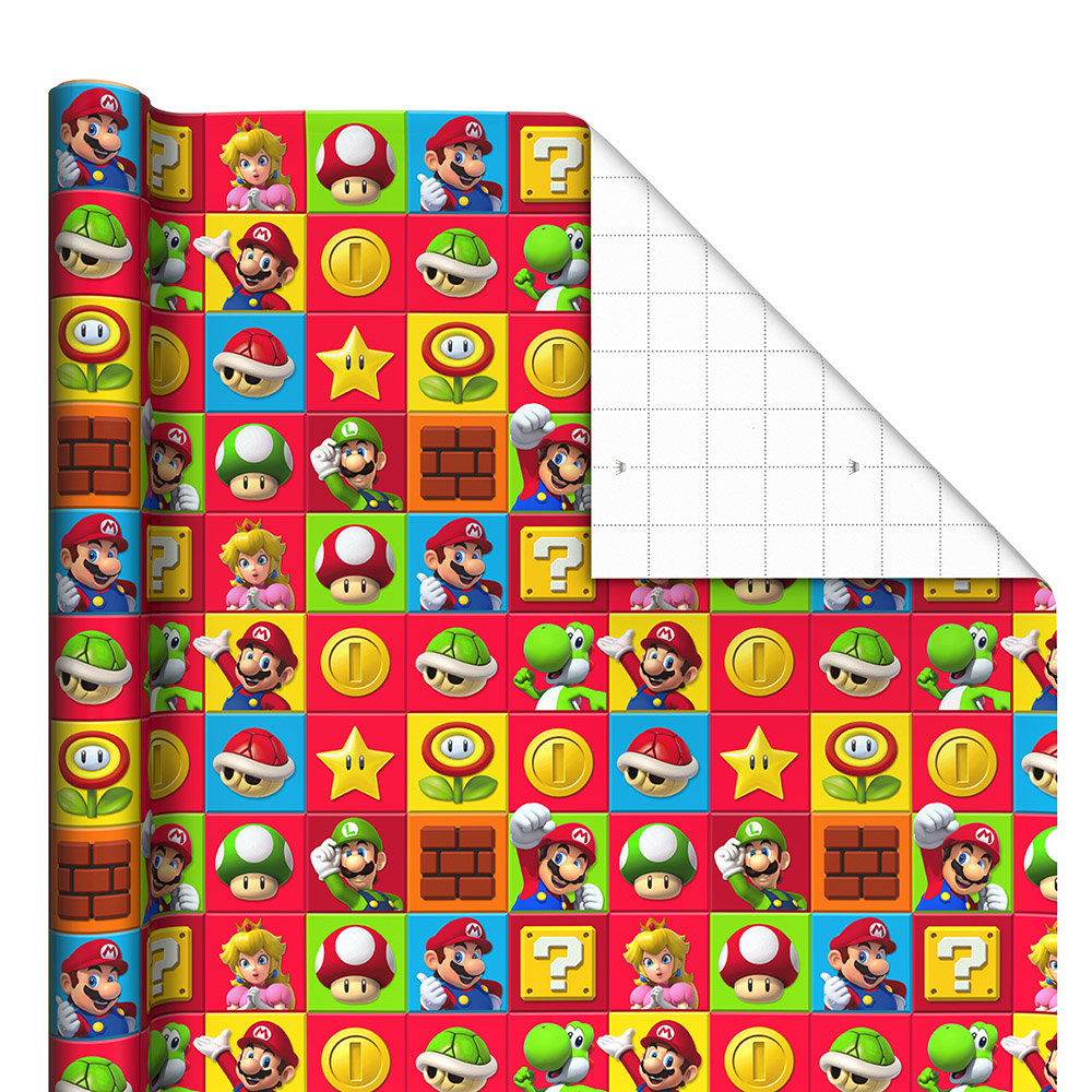 Hallmark - Wrapping Paper Roll - Mario Bros. - 2m