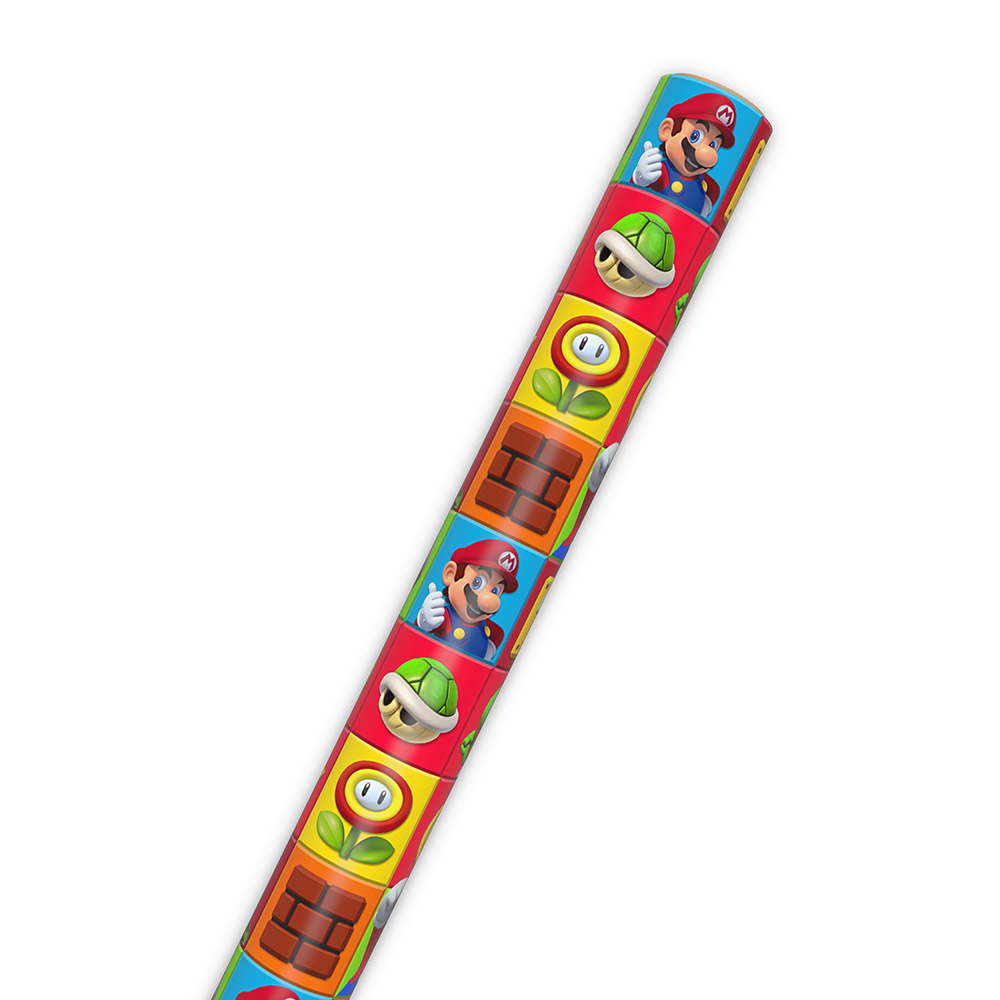 Hallmark - Wrapping Paper Roll - Mario Bros. - 2m