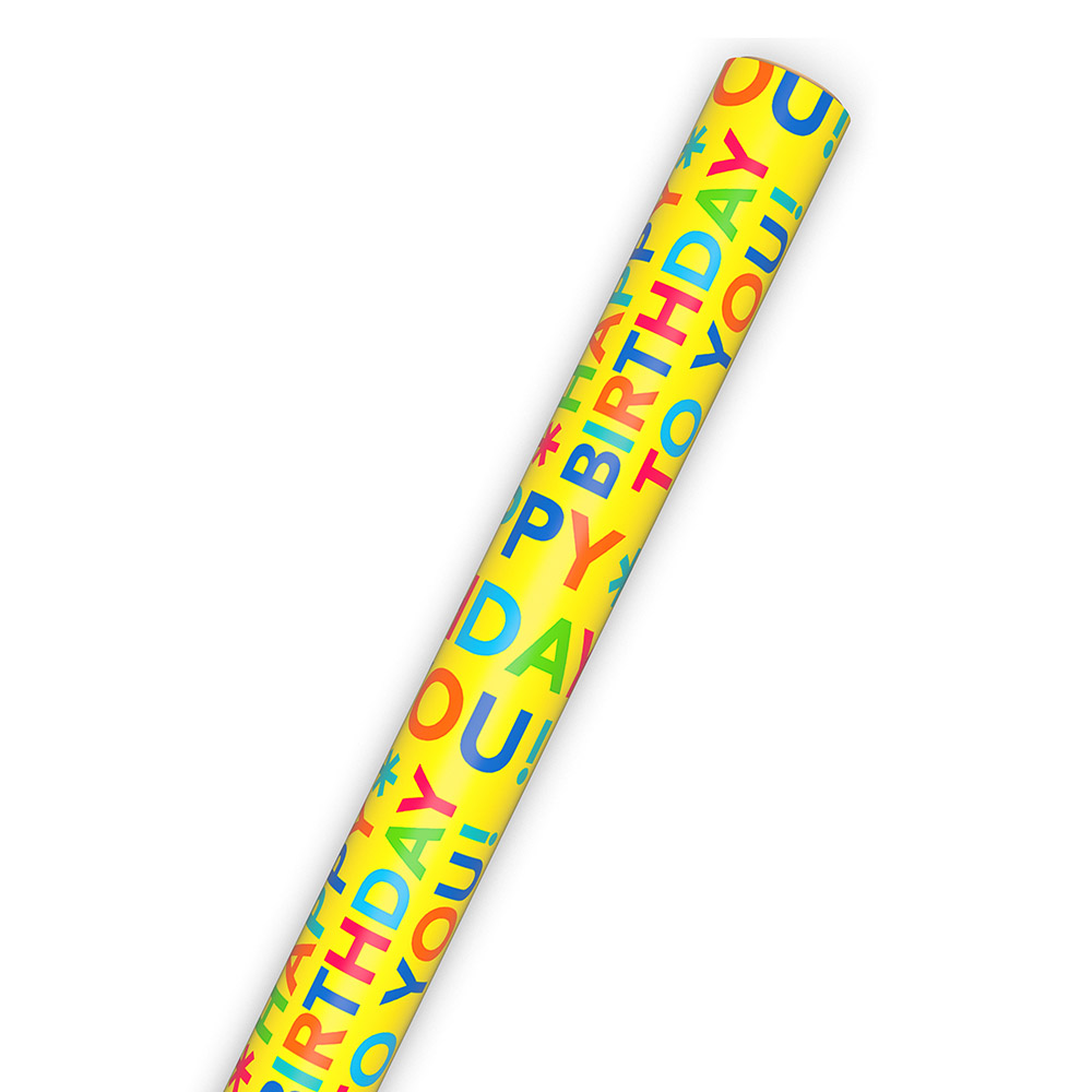 Hallmark - Wrapping Paper Roll - Happy Birthday To You - 2m