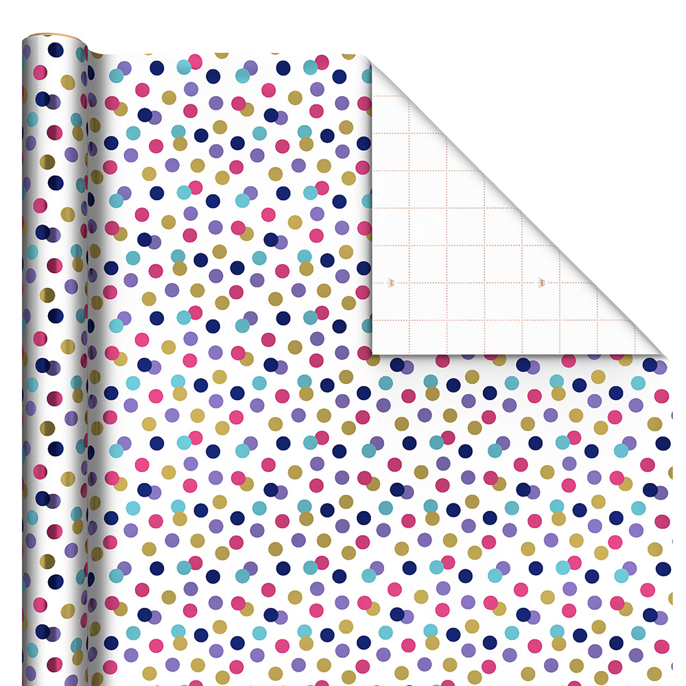 Hallmark - Wrapping Paper Roll - Polka Dots - 2m