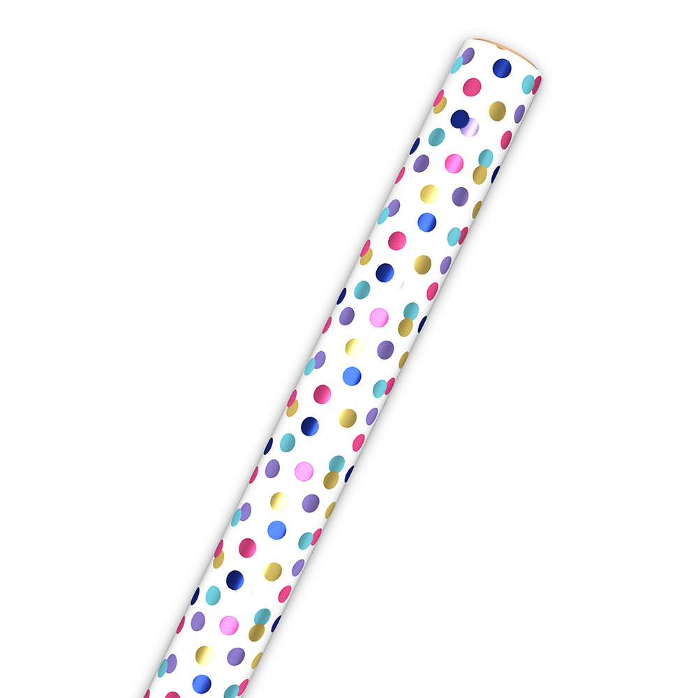Hallmark - Wrapping Paper Roll - Polka Dots - 2m