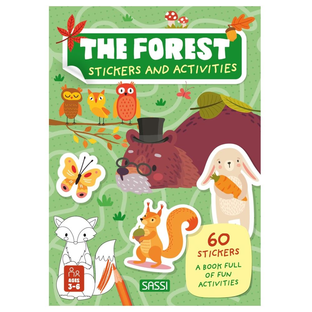 Stickers And Activities Book - The Forest