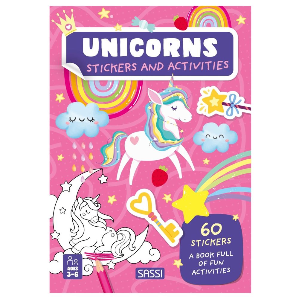 Stickers And Activities Book - Unicorns