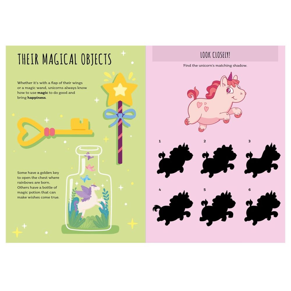Stickers And Activities Book - Unicorns