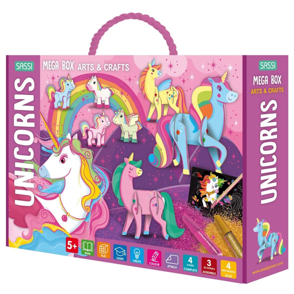 Sassi - Mega Box Arts And Crafts - Unicorns