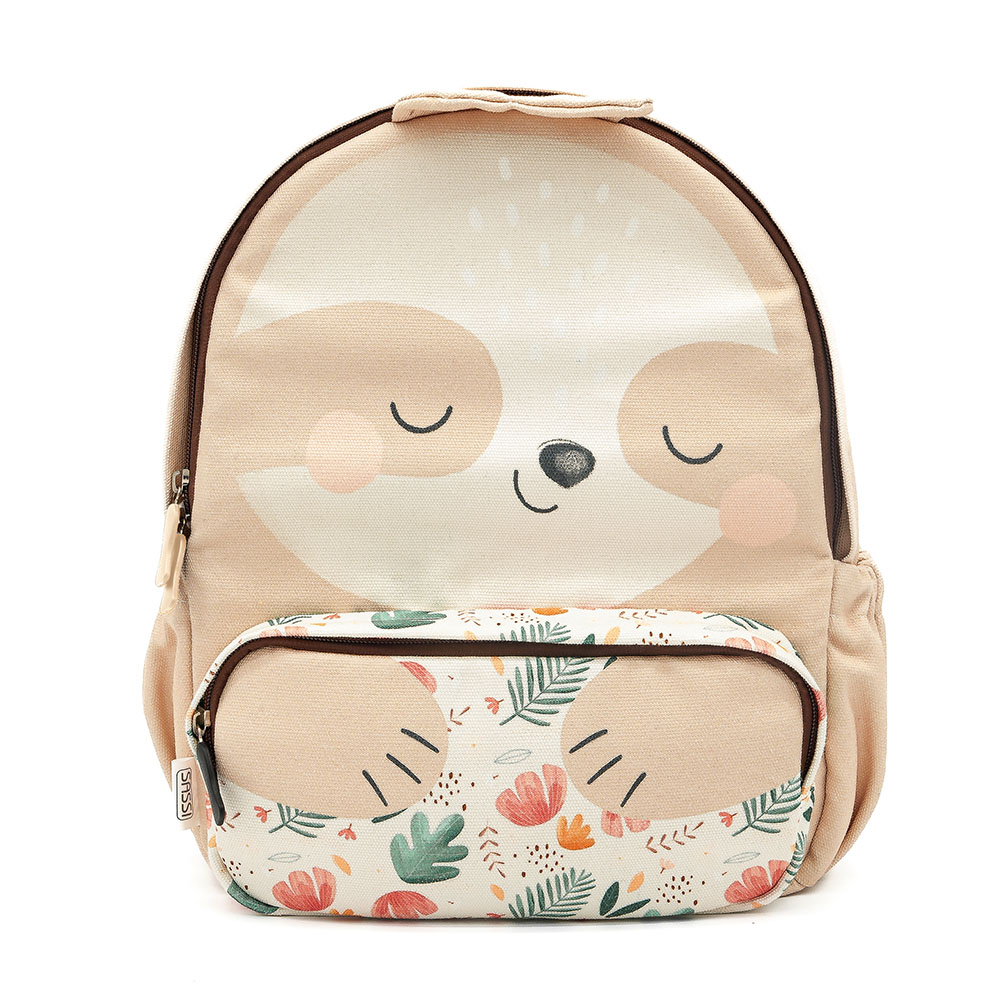Sassi - Kids Printed Backpack - Sloth - 14.2-Inch