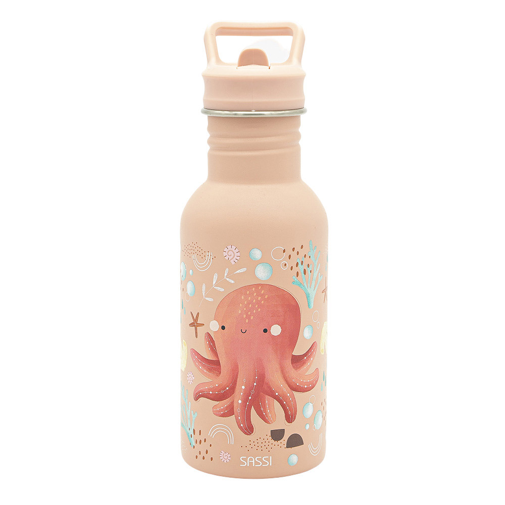Sassi - Stainless Steel Bottle - Octopus - 500 ml