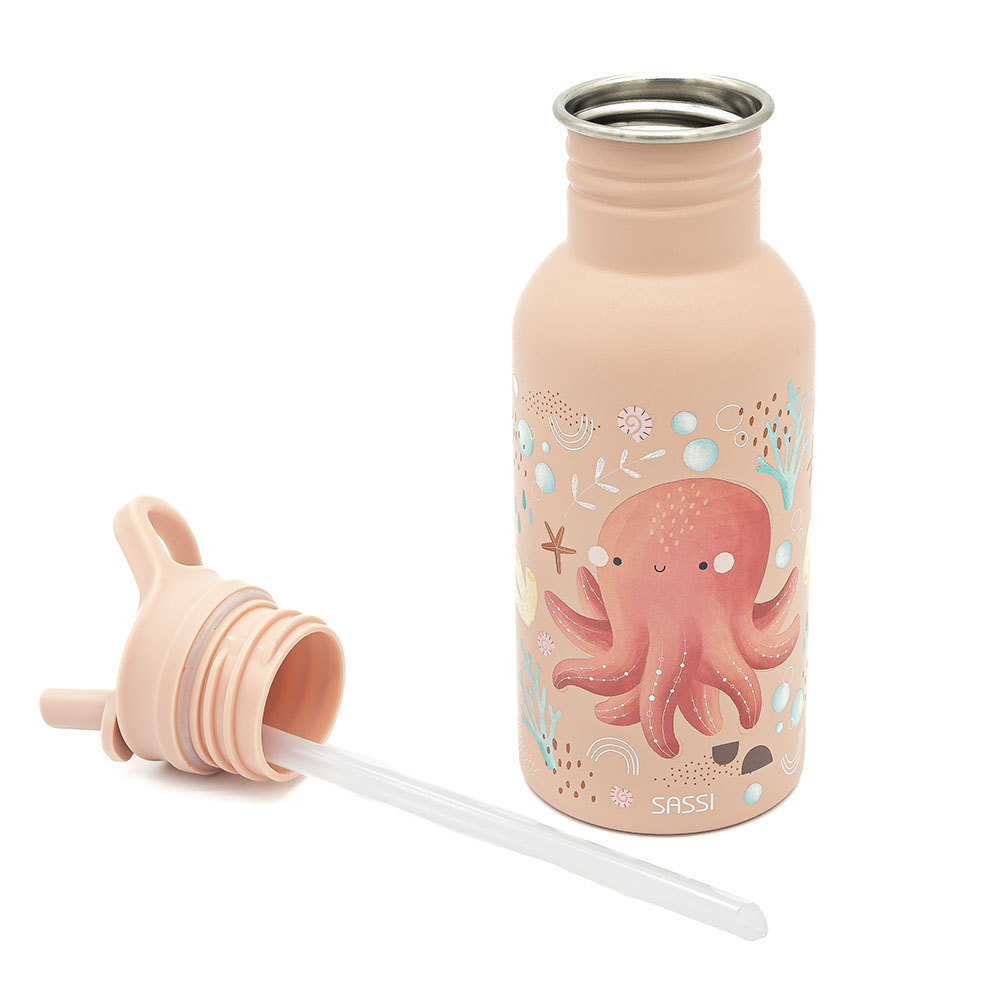 Sassi - Stainless Steel Bottle - Octopus - 500 ml