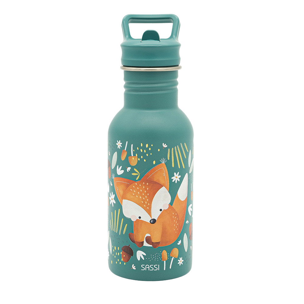 Sassi - Stainless Steel Bottle - Fox - 500 ml