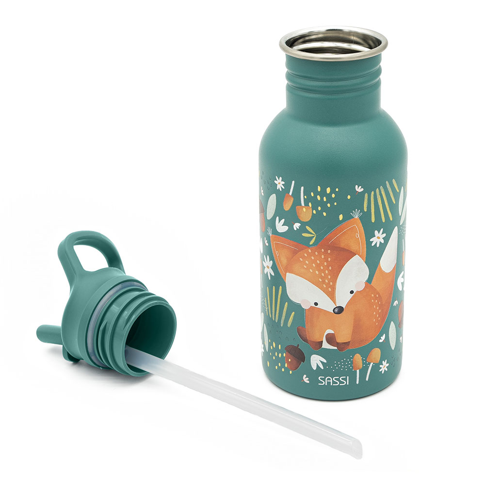 Sassi - Stainless Steel Bottle - Fox - 500 ml
