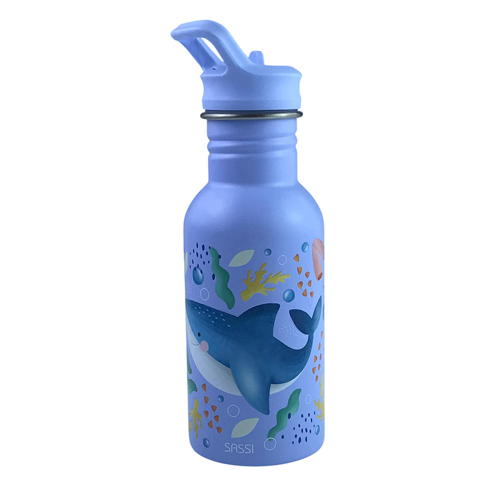Sassi - Stainless Steel Bottle - Shark - 500 ml