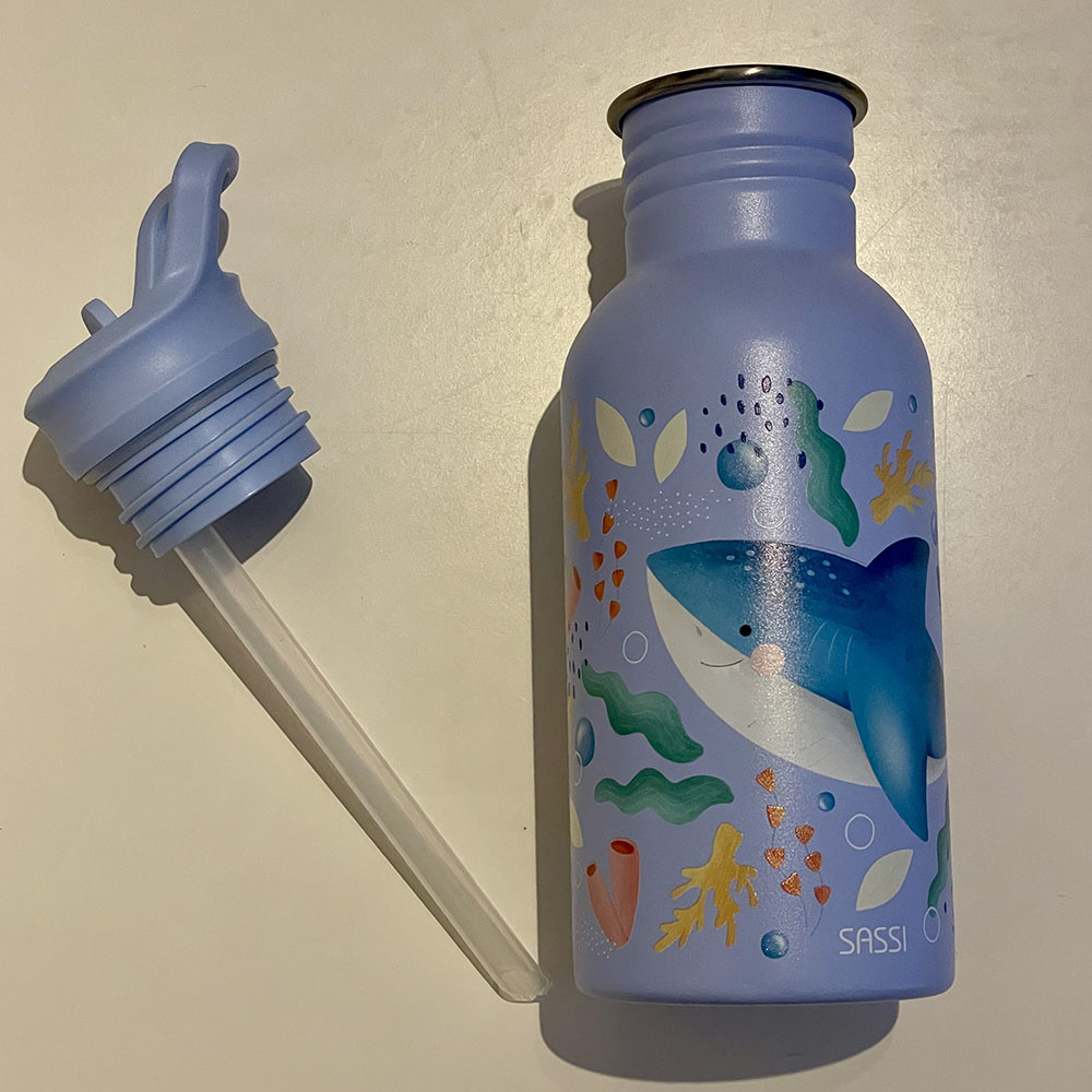 Sassi - Stainless Steel Bottle - Shark - 500 ml