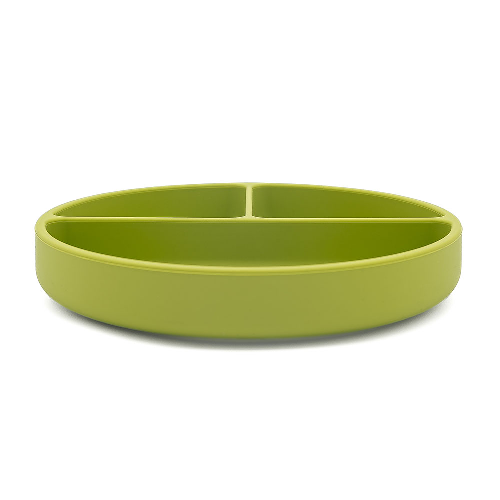 Sassi - Silicone Plate With Dividers - Dinosaur