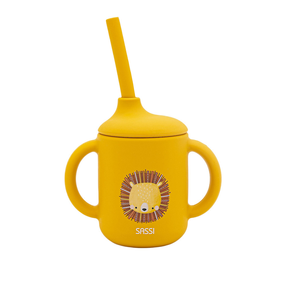 Sassi - Silicone Straw Cup - Lion