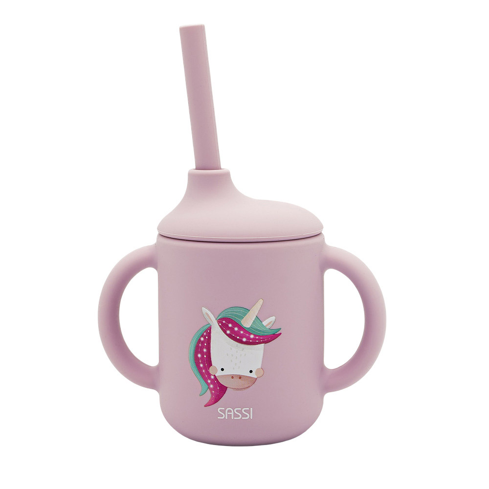 Sassi - Silicone Straw Cup - Unicorn