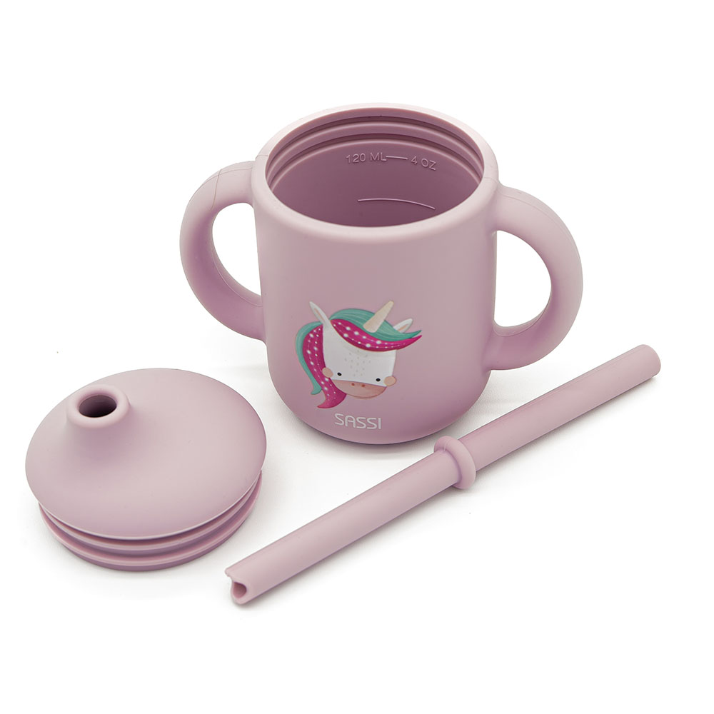 Sassi - Silicone Straw Cup - Unicorn