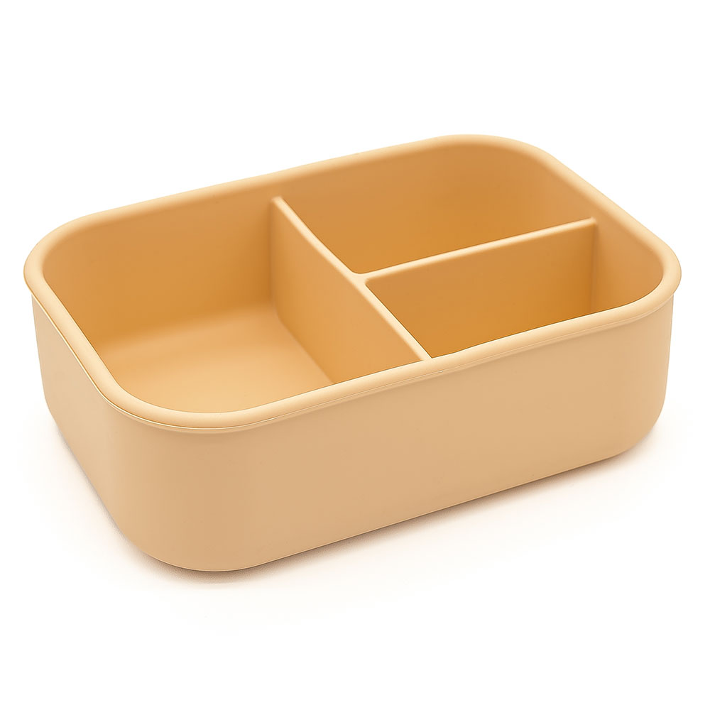 Sassi - 3-Compartment Silicone Lunch Box - Sloth