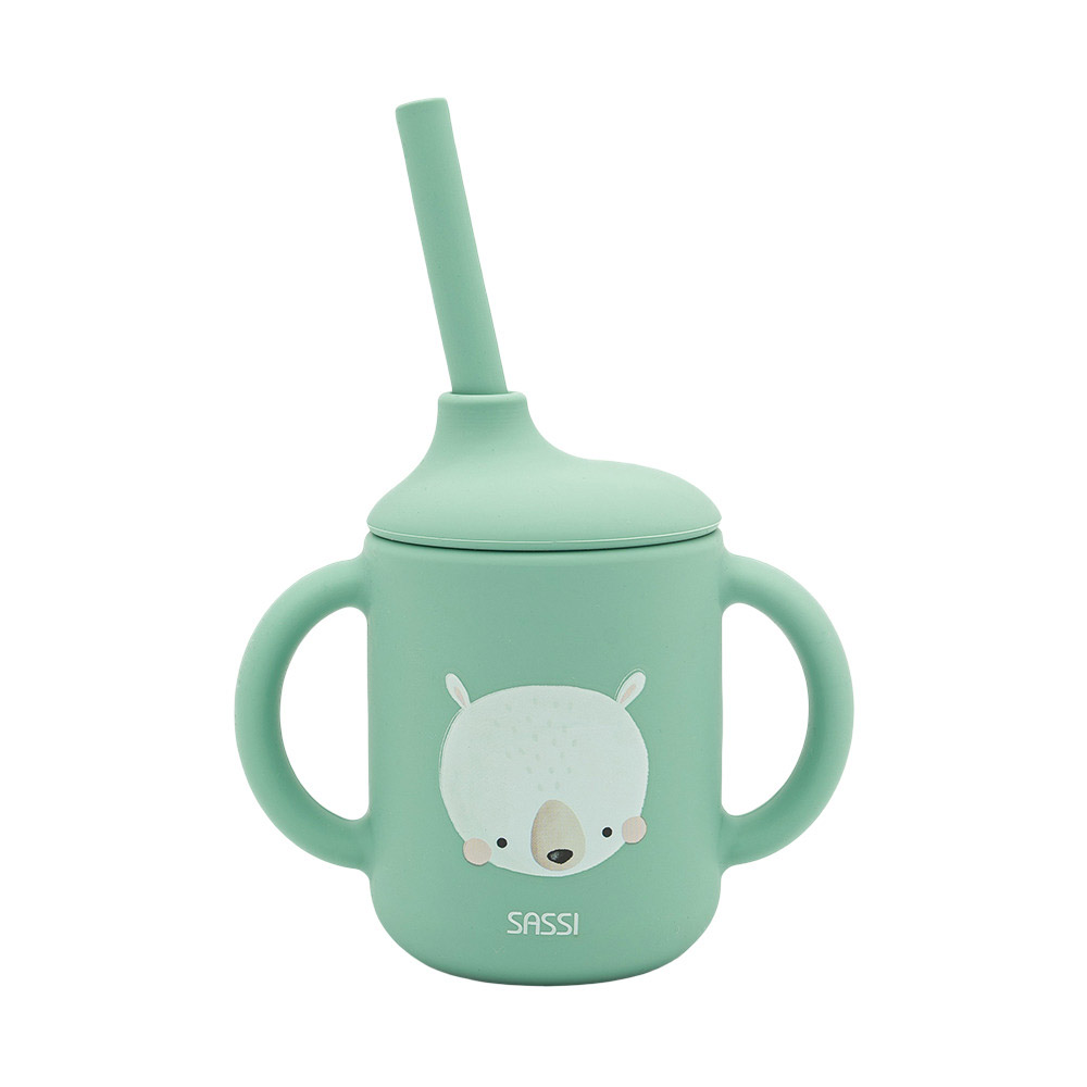 Sassi - Silicone Straw Cup - Polar Bear