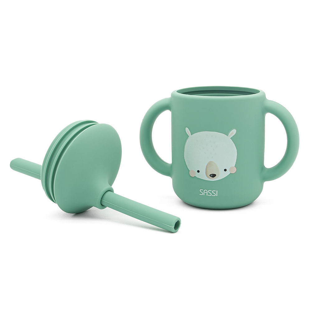 Sassi - Silicone Straw Cup - Polar Bear