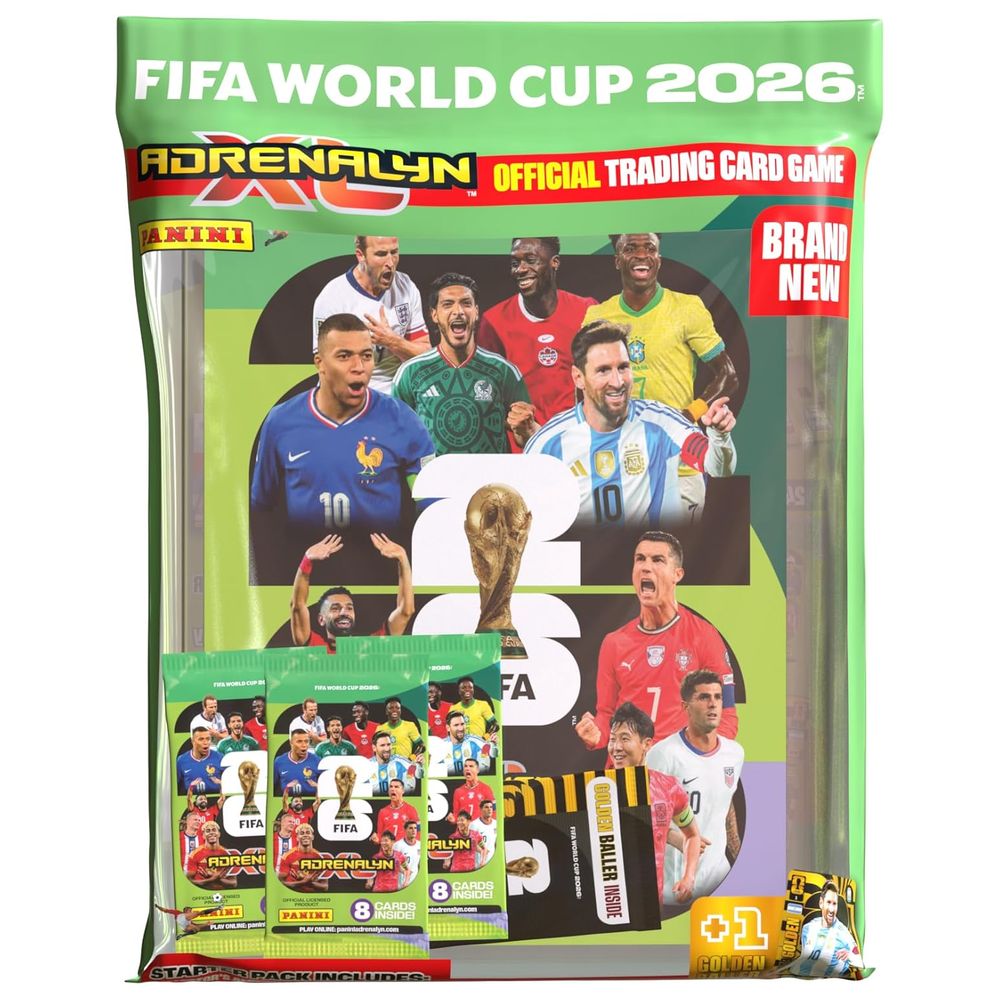 Panini - FIFA World Cup 2026 Trading Card Starter Pack - 12 Pc Set