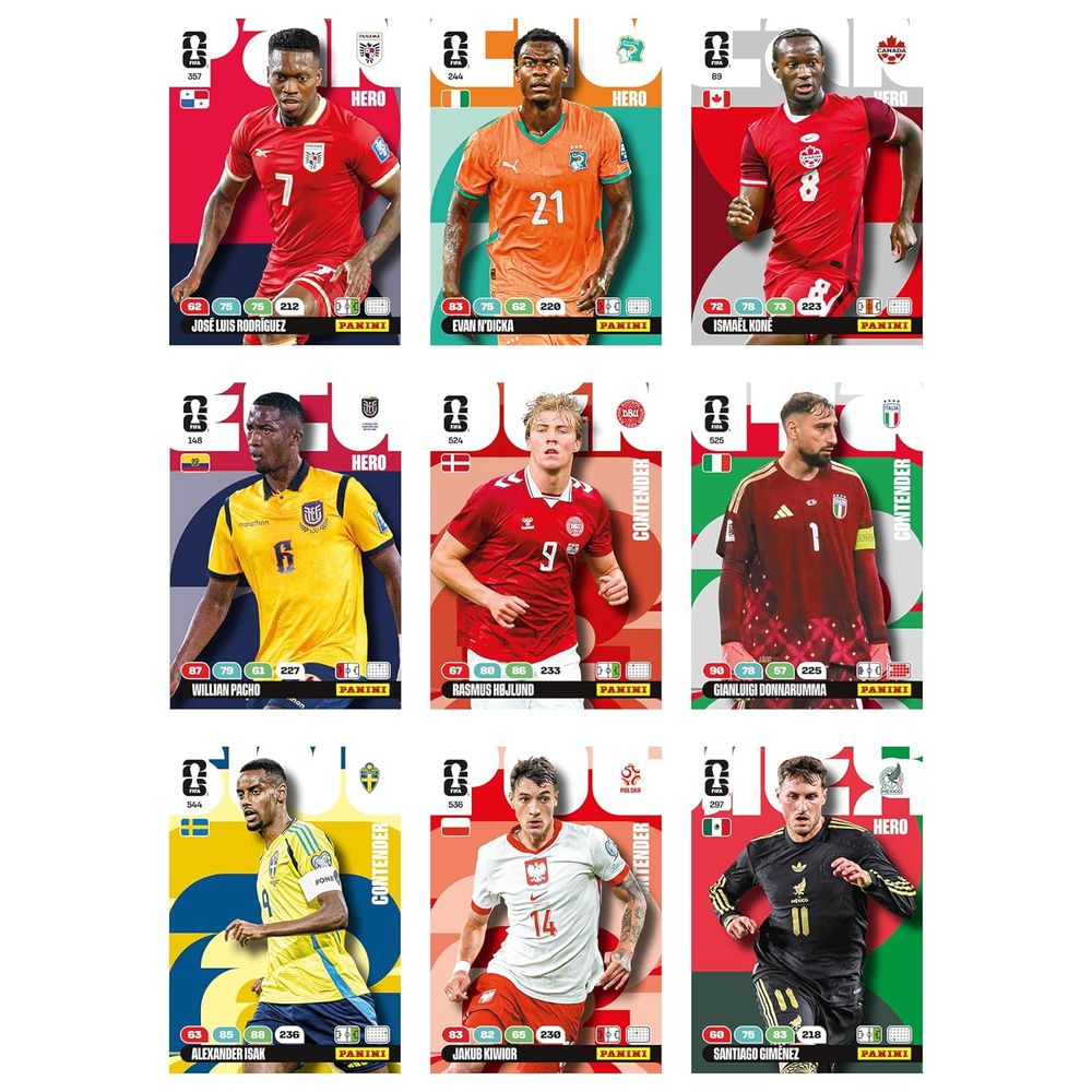 Panini - FIFA World Cup 2026 Ecoblister Trading Cards - Pack of 3