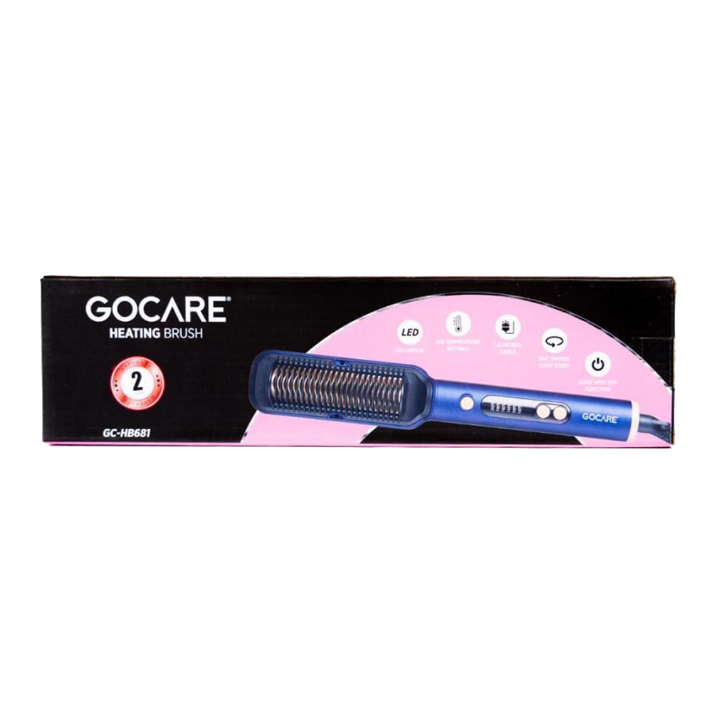 Go Care - Heating Brush - Blue