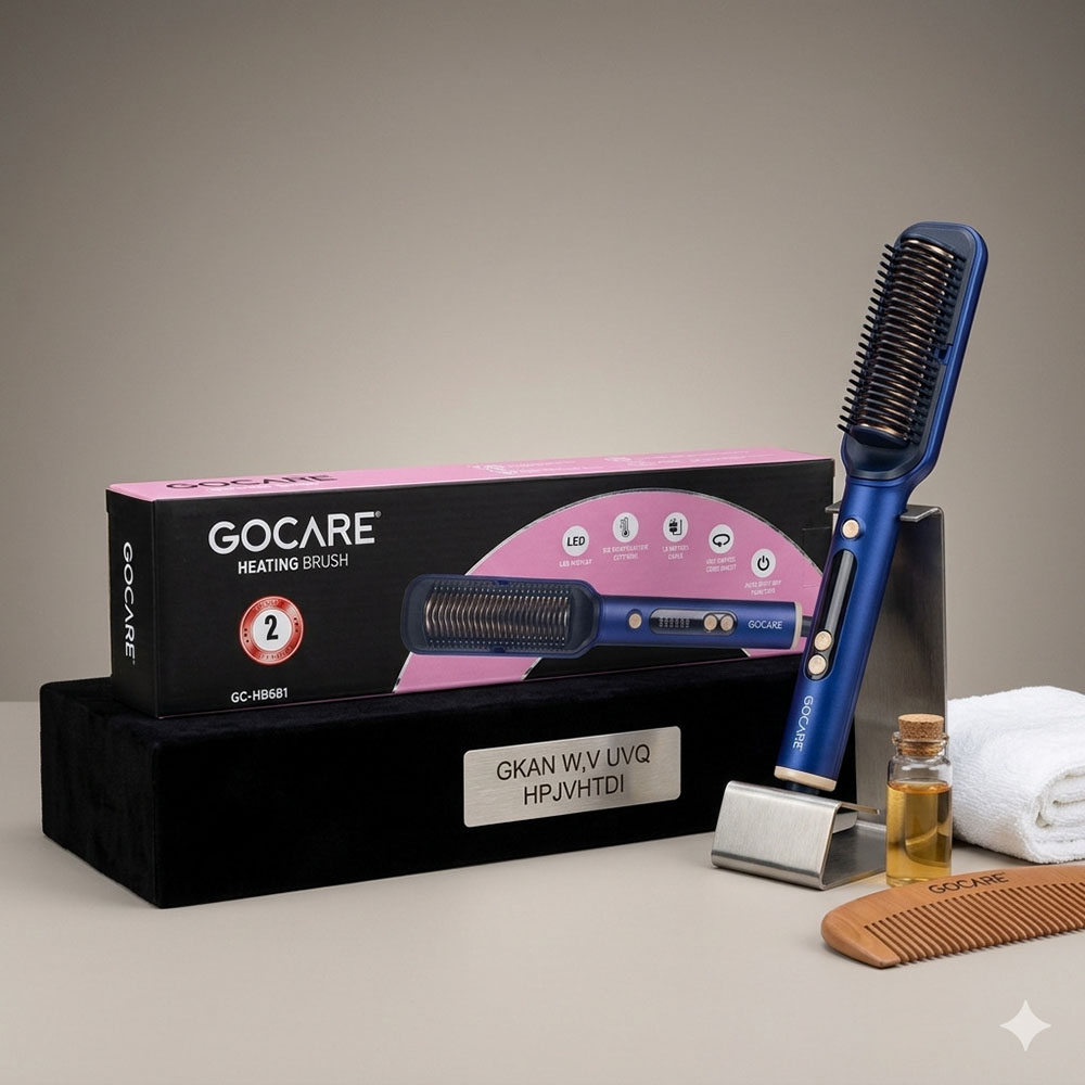 Go Care - Heating Brush - Blue