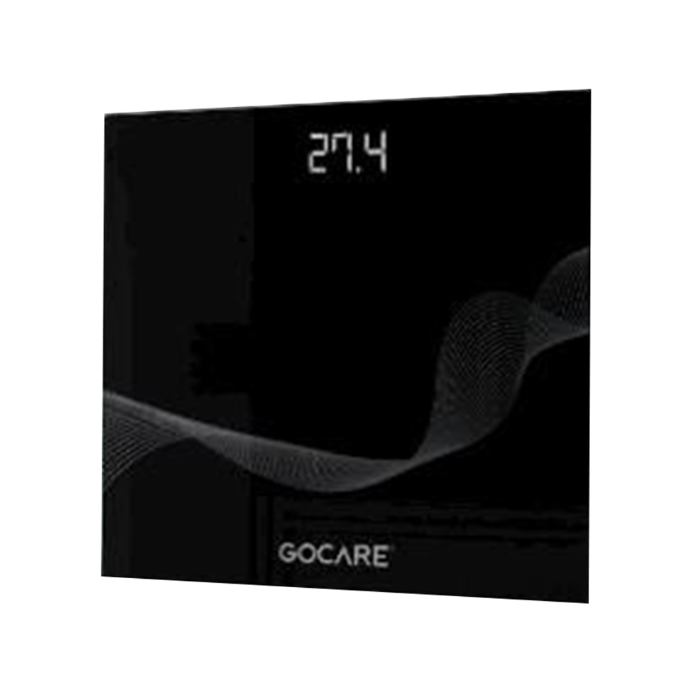 Go Care - High Accuracy Electronic Body Weighing Scale - Black
