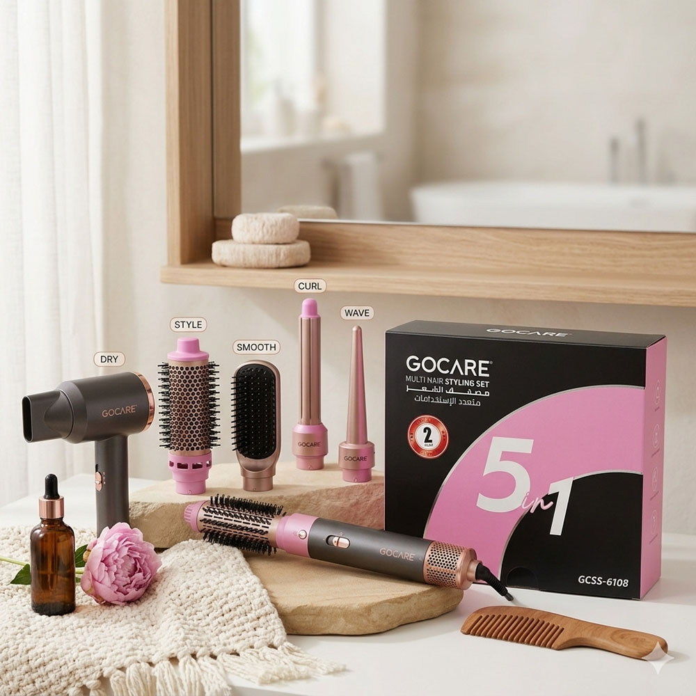 Go Care - 5-In-1 Multi Hair Styling Set