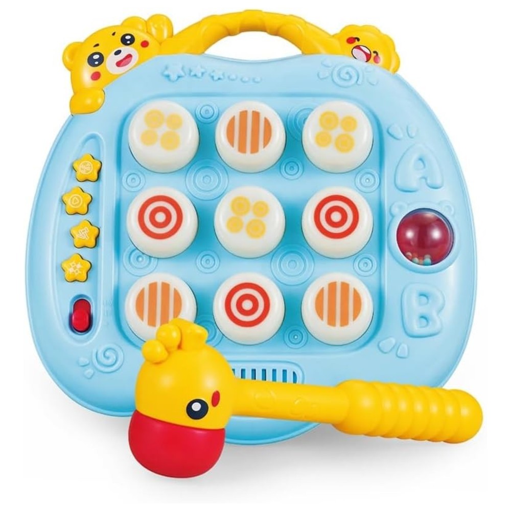 Youleen - 2-In-1 Interactive Whac-A-Mole And Tic-Tac-Toe