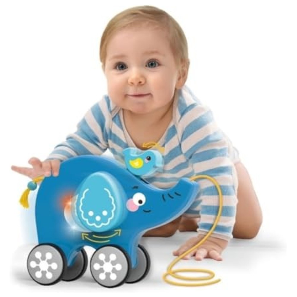 Youleen - Baby Elephant Pull-Along Toy