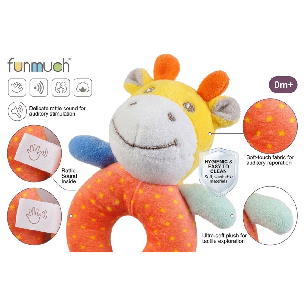 Funmuch - Giraffe Soothe Rattle Toy
