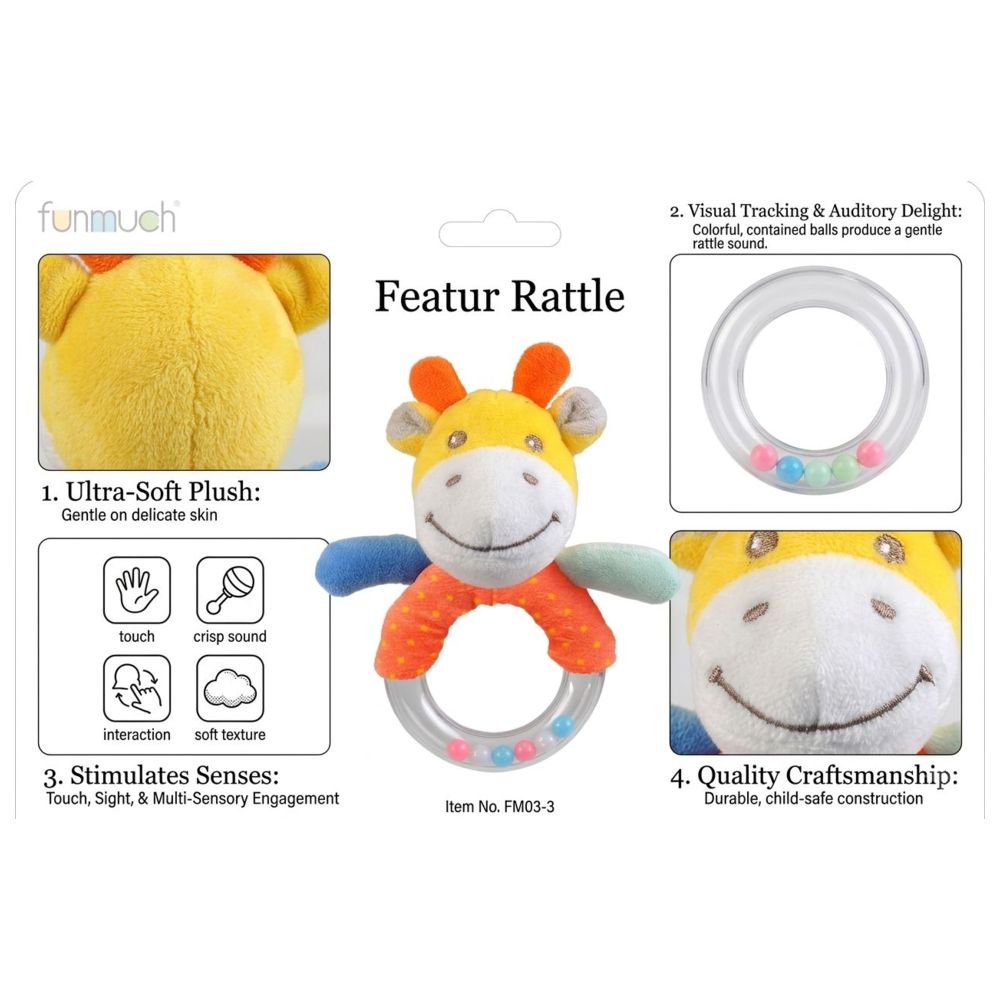 Funmuch - Giraffe Rattle Toy