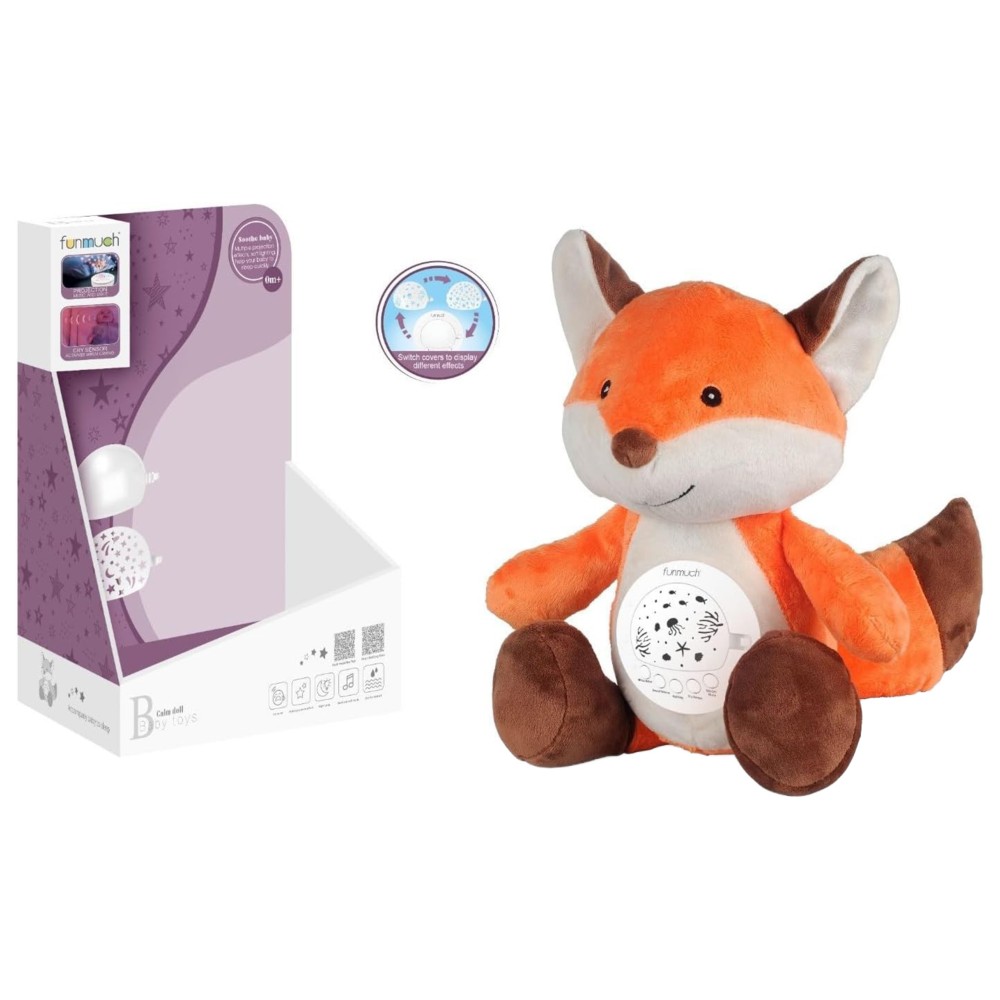 Funmuch - Light And Sound Fox Plush Toy