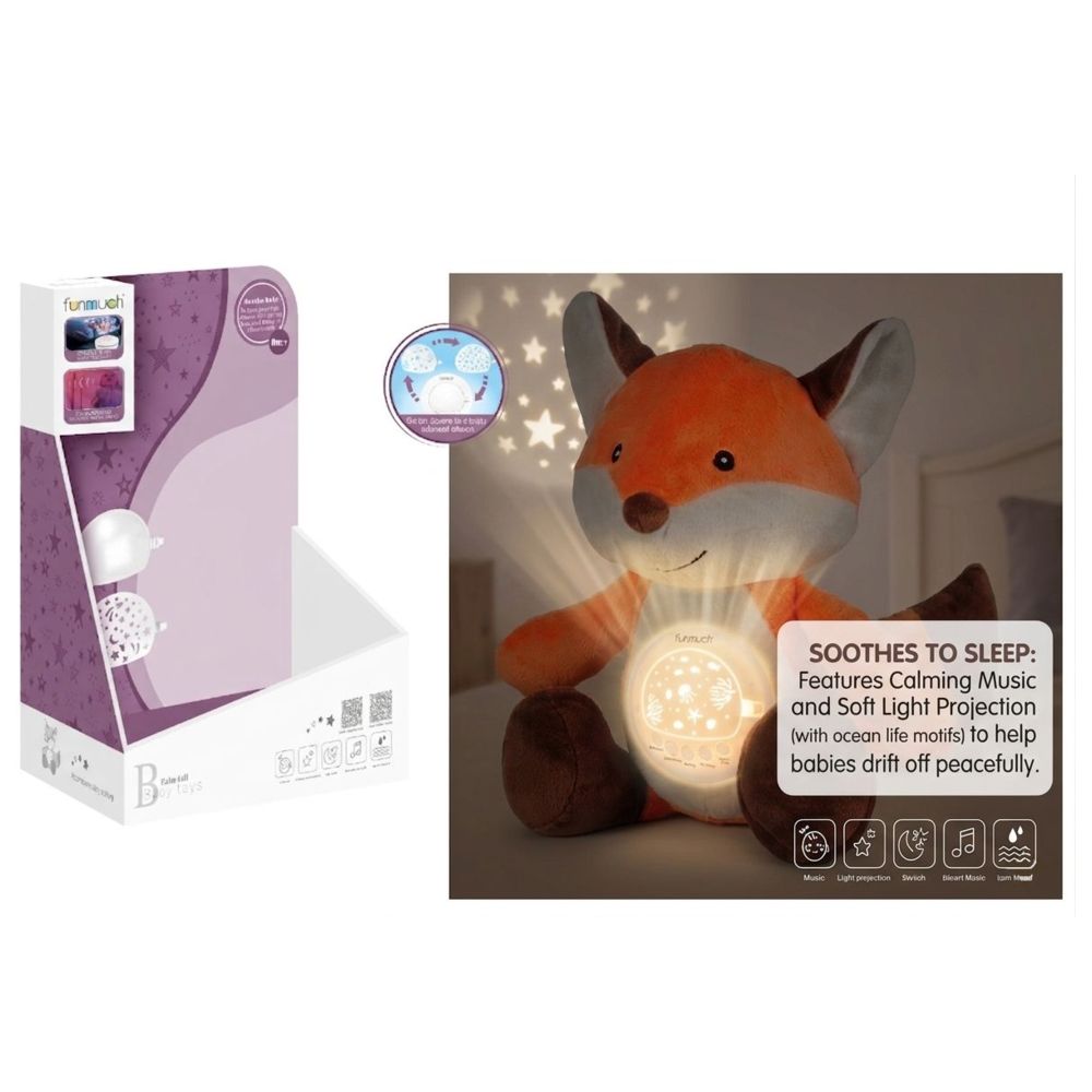 Funmuch - Light And Sound Fox Plush Toy