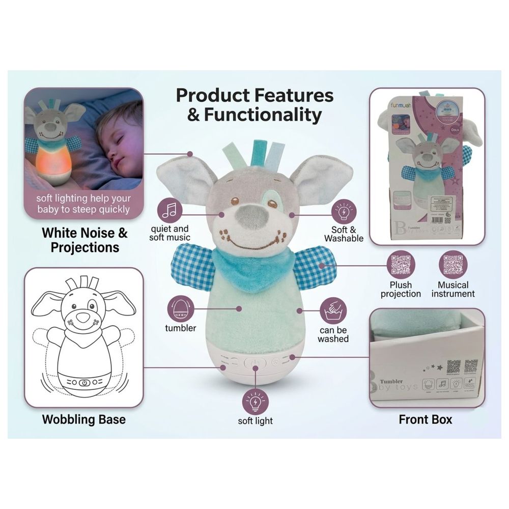 Funmuch - Plush Musical Dog Toy