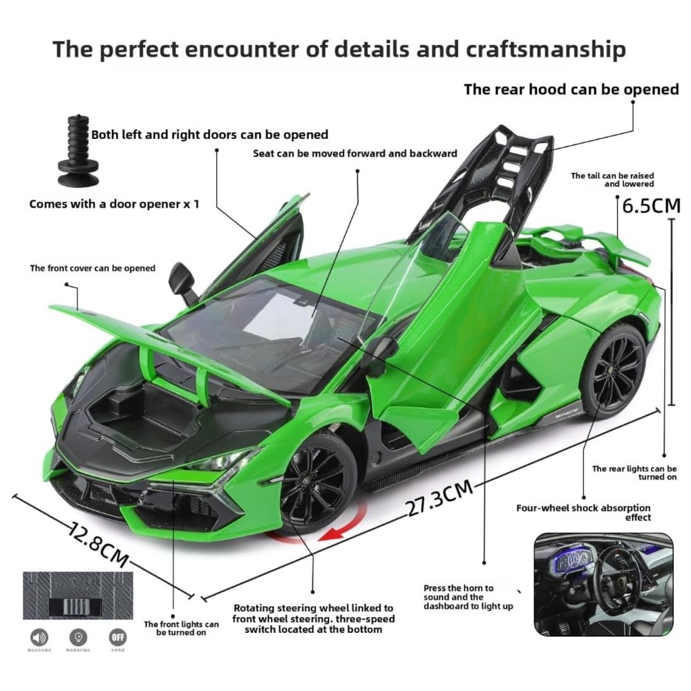 HMB - Lamborghini Revuelto 1:18 Die-Cast Model Car
