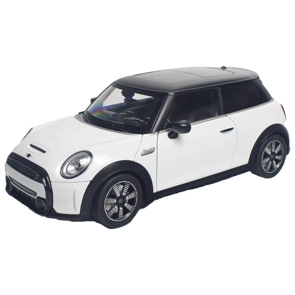 HMB - BMW Mini Cooper S 1:18 Die-Cast Model Car - White