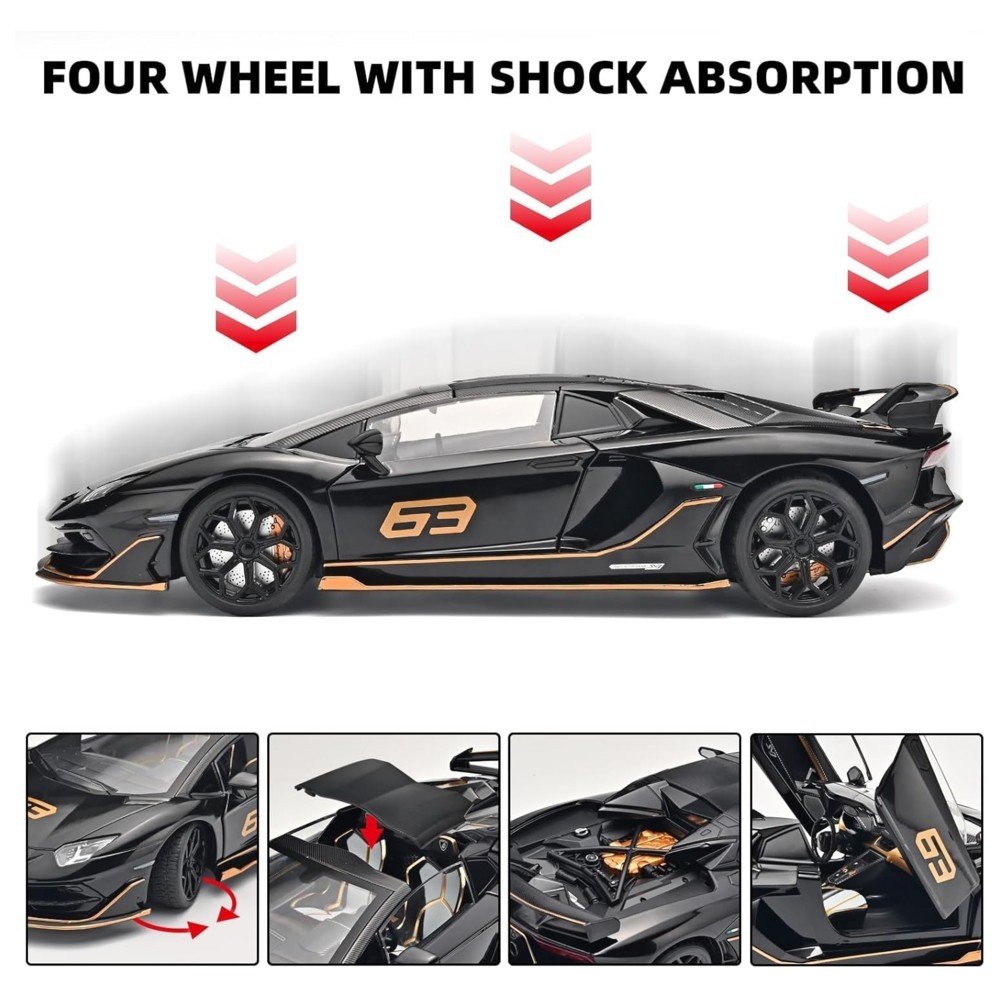 HMB - Lamborghini Aventador SVJ 63 Roadster Die-Cast Model Car
