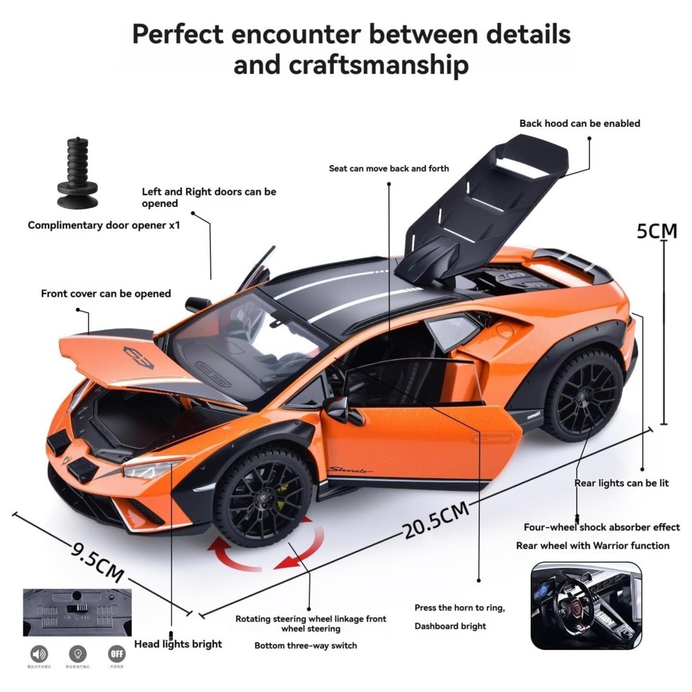 HMB - Lamborghini Huracan Sterrato 1:24 Die-Cast Model Car