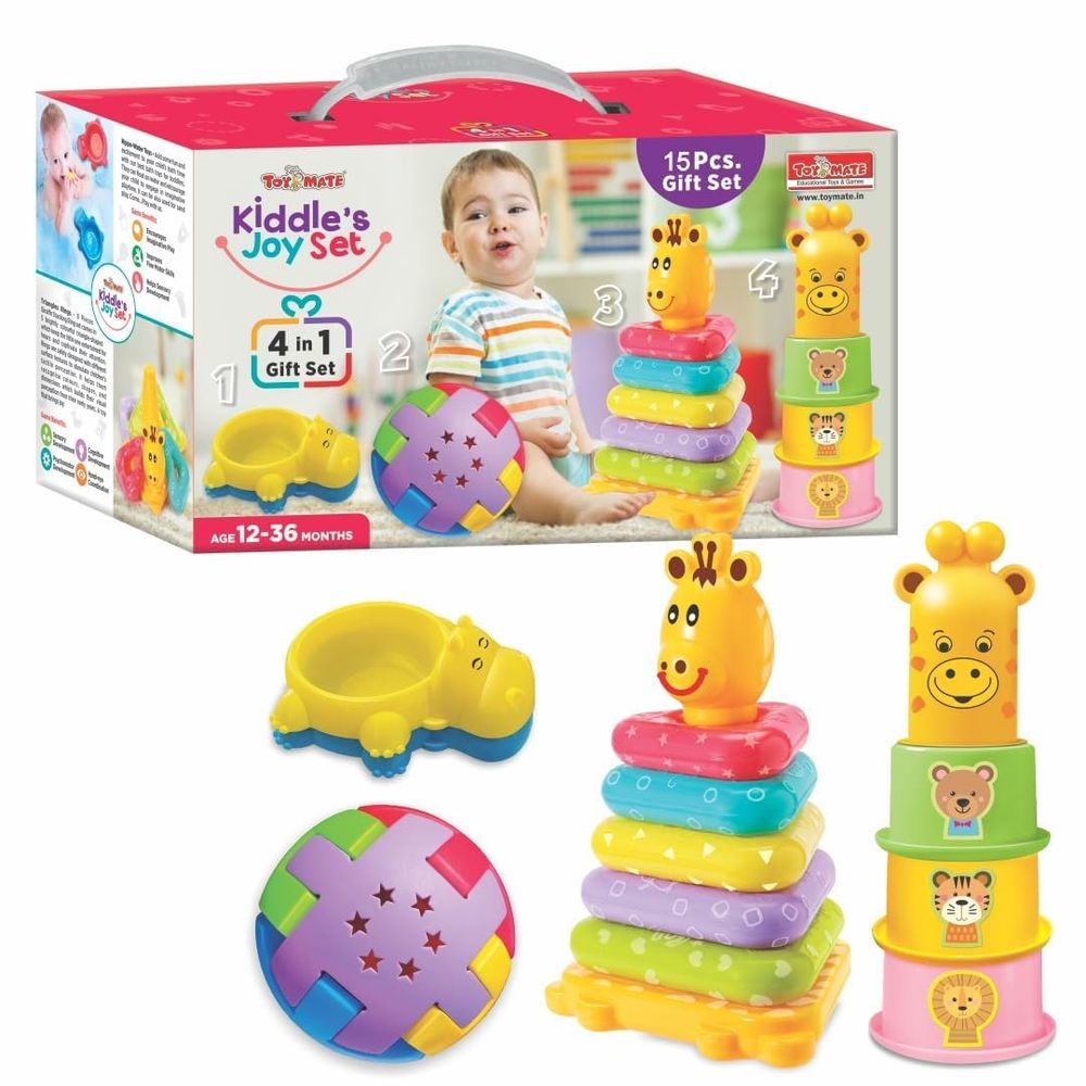 Toy Mate - 4-in-1 Kiddle's Joy Set - 15 Pc Set