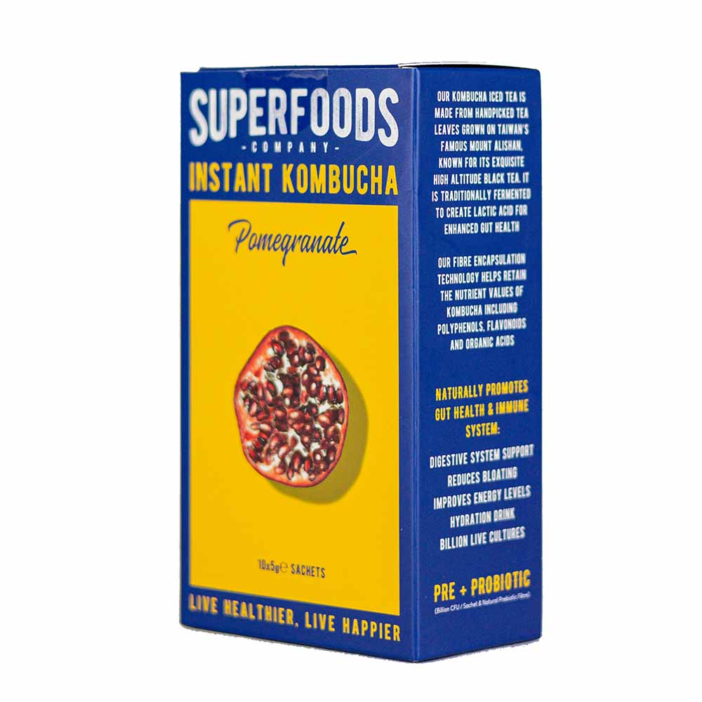 Superfoods - Instant Kombucha - Pomegranate - 10 Pc Set